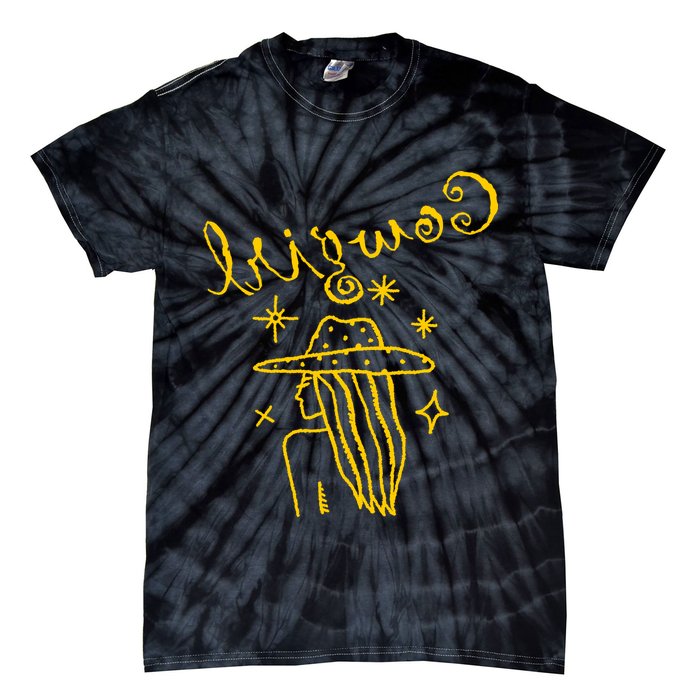 Reverse Cowgirl Script Stars Logo Tie-Dye T-Shirt