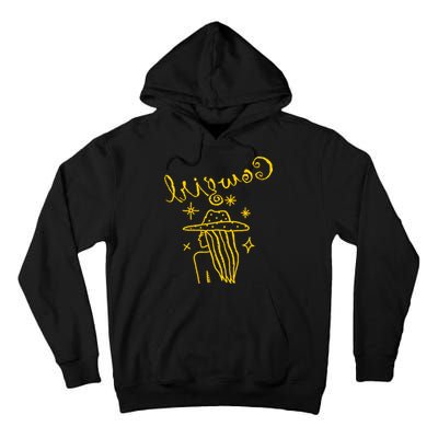 Reverse Cowgirl Script Stars Logo Tall Hoodie