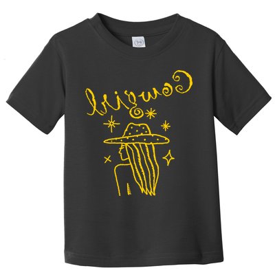 Reverse Cowgirl Script Stars Logo Toddler T-Shirt