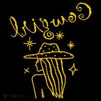 Reverse Cowgirl Script Stars Logo Women's V-Neck T-Shirt