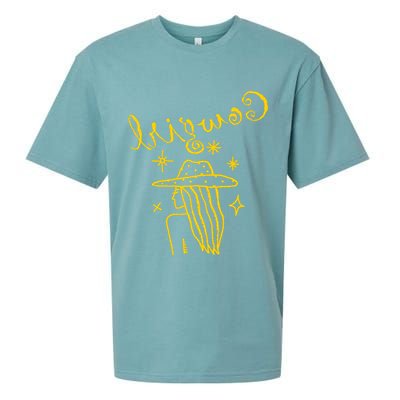 Reverse Cowgirl Script Stars Logo Sueded Cloud Jersey T-Shirt