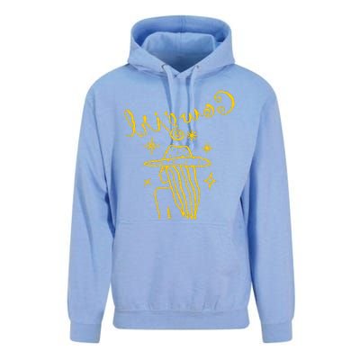 Reverse Cowgirl Script Stars Logo Unisex Surf Hoodie