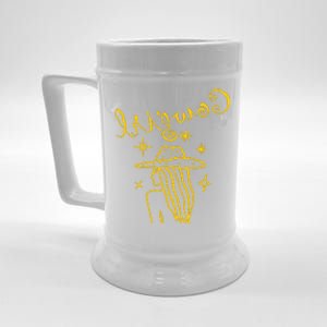 Reverse Cowgirl Script Stars Logo Beer Stein