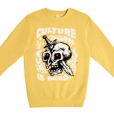 Rebel Culture Skull Premium Crewneck Sweatshirt