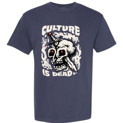 Rebel Culture Skull Garment-Dyed Heavyweight T-Shirt