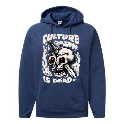 Rebel Culture Skull Performance Fleece Hoodie