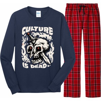 Rebel Culture Skull Long Sleeve Pajama Set