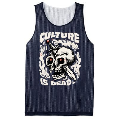 Rebel Culture Skull Mesh Reversible Basketball Jersey Tank