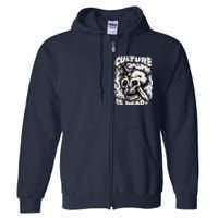 Rebel Culture Skull Full Zip Hoodie