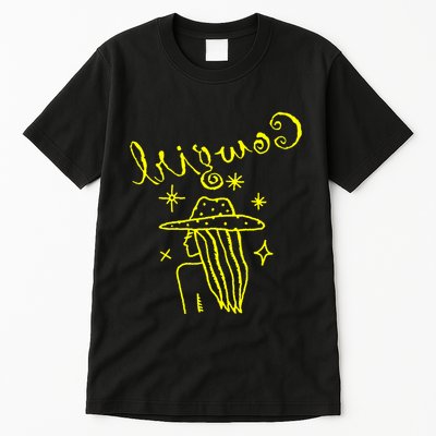 Reverse Cowgirl Script Stars Tall T-Shirt