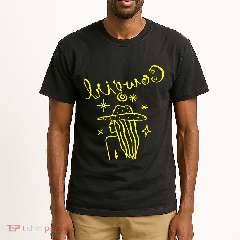 Reverse Cowgirl Script Stars Tall T-Shirt