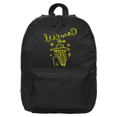 Reverse Cowgirl Script Stars 16 in Basic Backpack