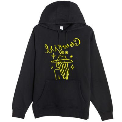 Reverse Cowgirl Script Stars Premium Pullover Hoodie