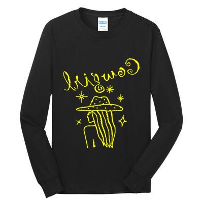Reverse Cowgirl Script Stars Tall Long Sleeve T-Shirt