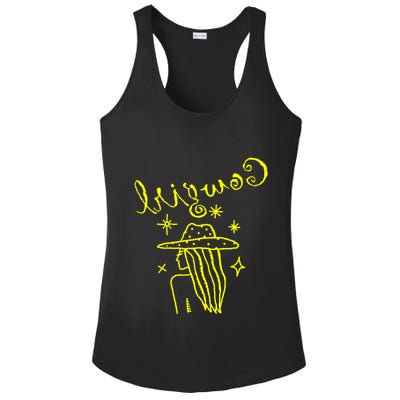 Reverse Cowgirl Script Stars Ladies PosiCharge Competitor Racerback Tank