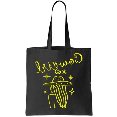 Reverse Cowgirl Script Stars Tote Bag