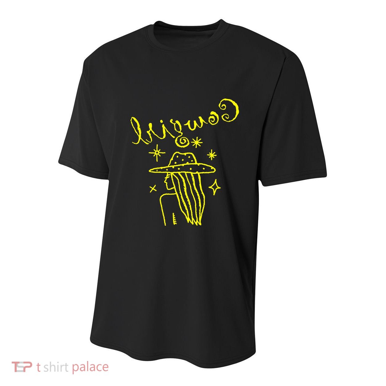Reverse Cowgirl Script Stars Youth Performance Sprint T-Shirt