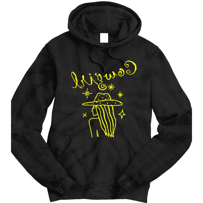 Reverse Cowgirl Script Stars Tie Dye Hoodie