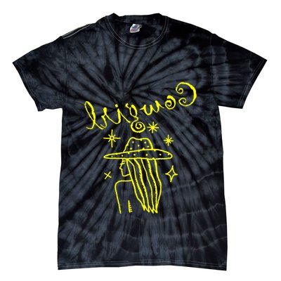Reverse Cowgirl Script Stars Tie-Dye T-Shirt