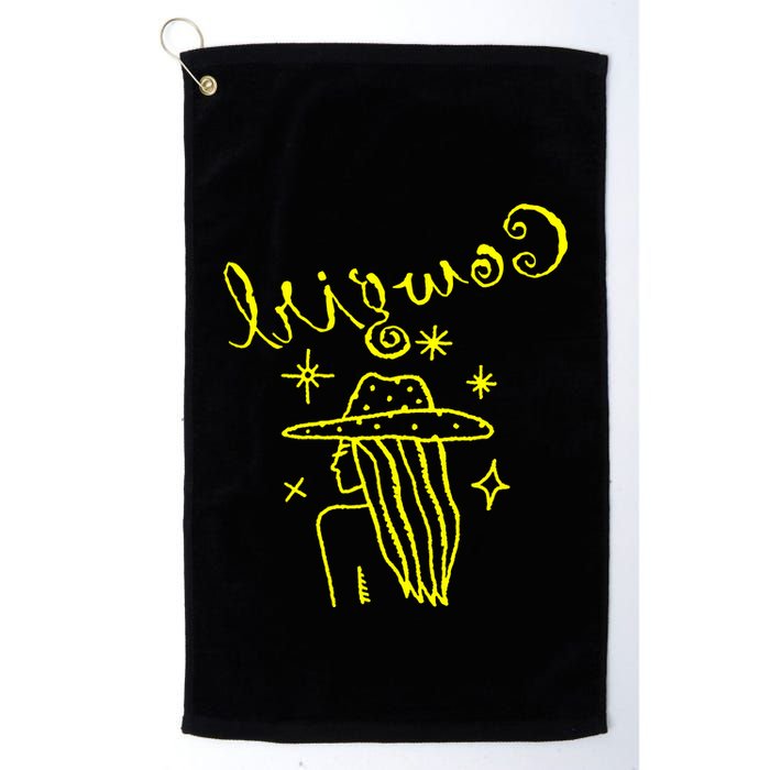 Reverse Cowgirl Script Stars Golf Towel