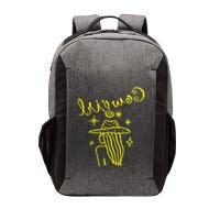 Reverse Cowgirl Script Stars Vector Backpack