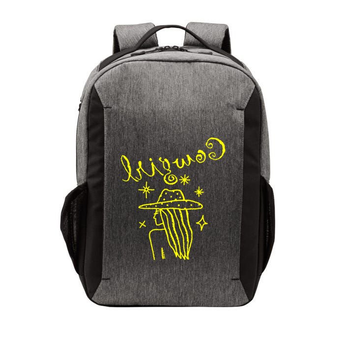Reverse Cowgirl Script Stars Vector Backpack
