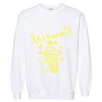Reverse Cowgirl Script Stars Garment-Dyed Sweatshirt