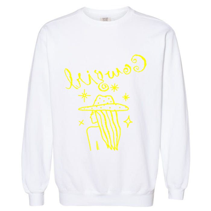 Reverse Cowgirl Script Stars Garment-Dyed Sweatshirt