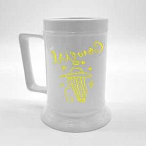 Reverse Cowgirl Script Stars Beer Stein