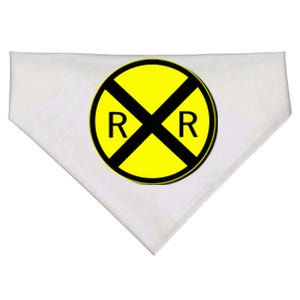 Railroad Crossing Sign Simple Easy Halloween Costume USA-Made Doggie Bandana