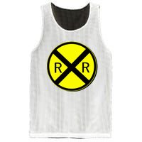 Railroad Crossing Sign Simple Easy Halloween Costume Mesh Reversible Basketball Jersey Tank