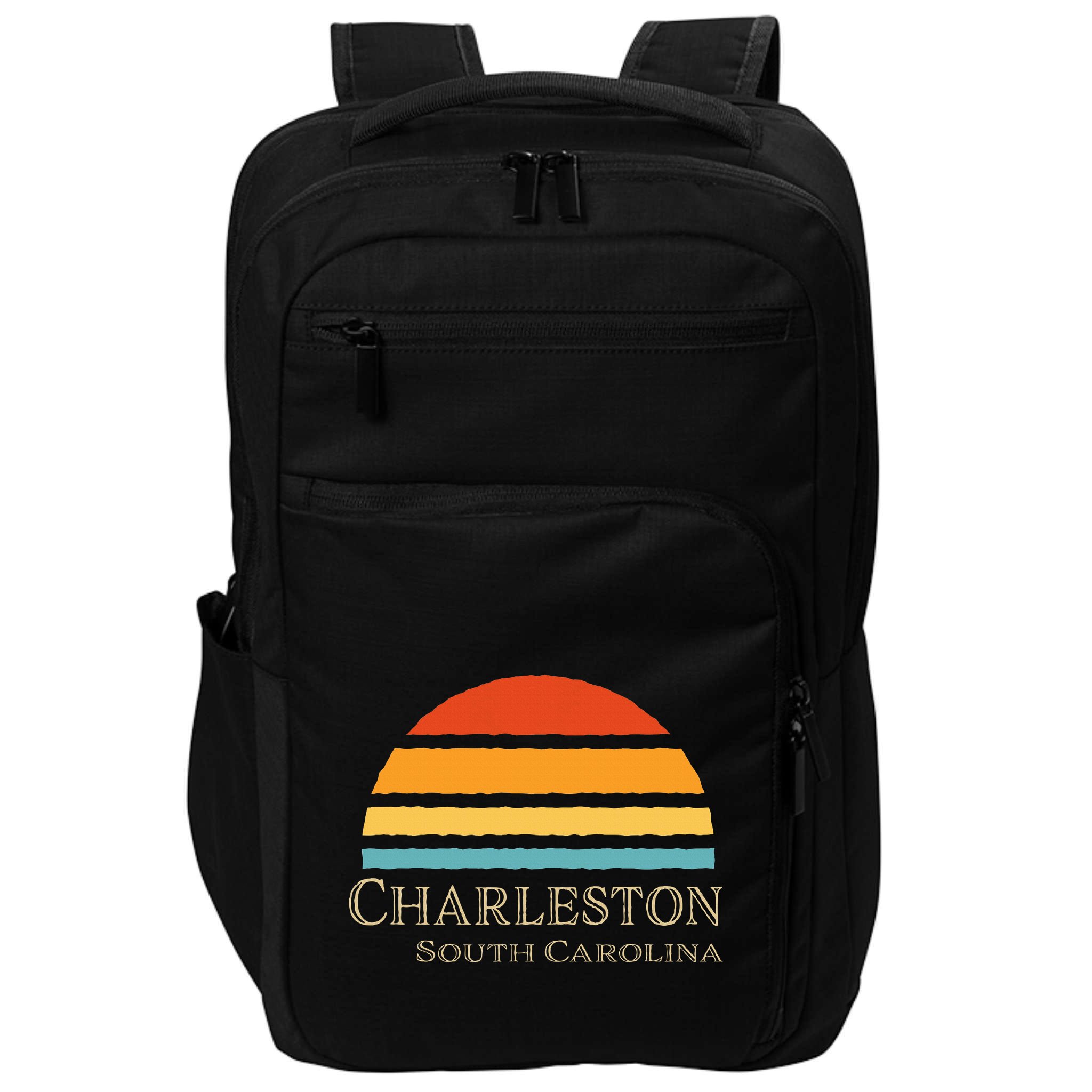 Retro Charleston South Carolina Impact Tech Backpack