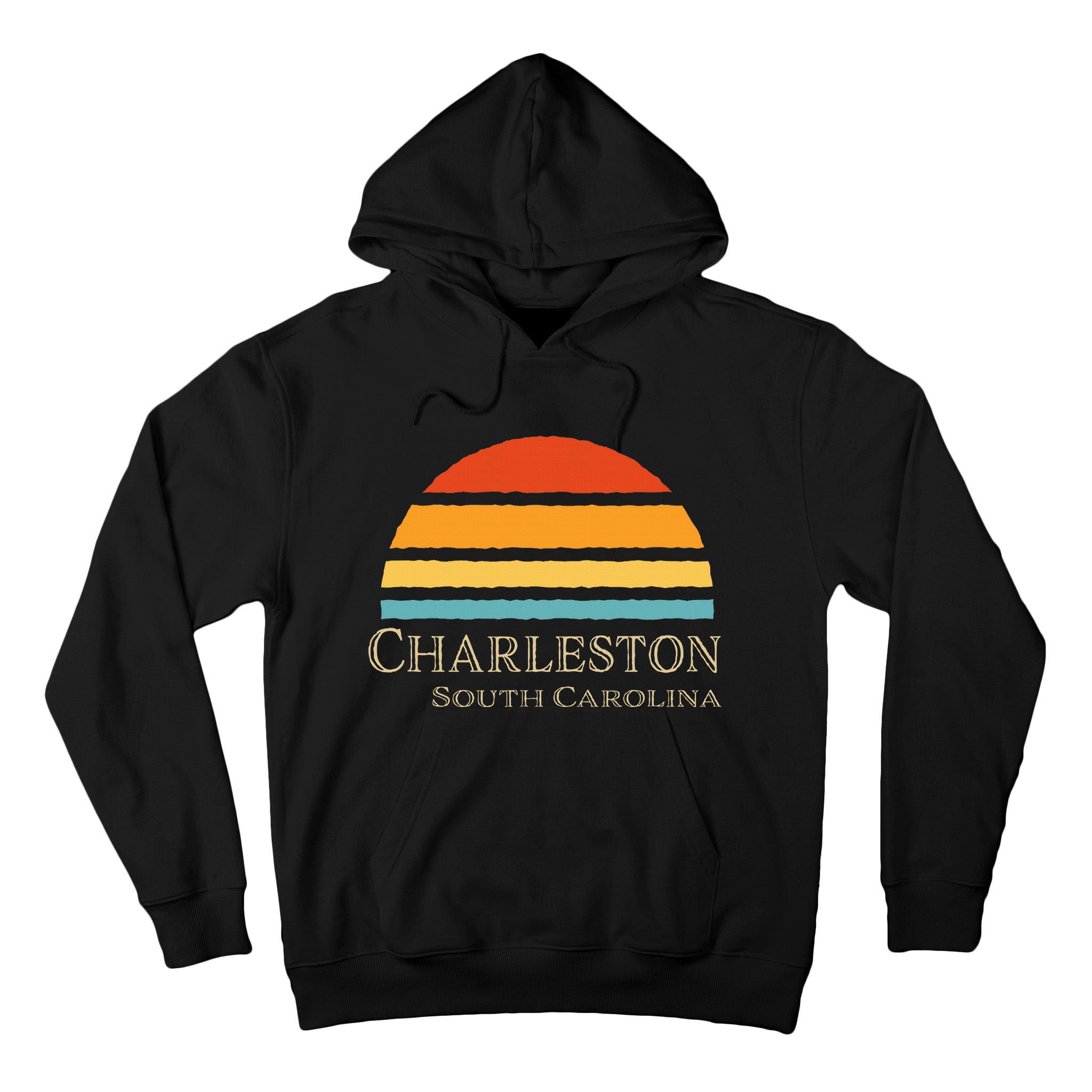 Retro Charleston South Carolina Tall Hoodie