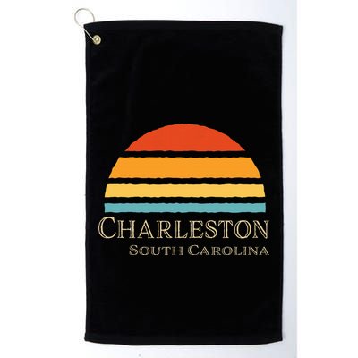 Retro Charleston South Carolina Golf Towel