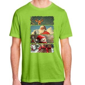 Retro Christmas Story Line Adult ChromaSoft Performance T-Shirt