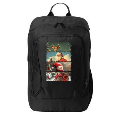 Retro Christmas Story Line City Backpack