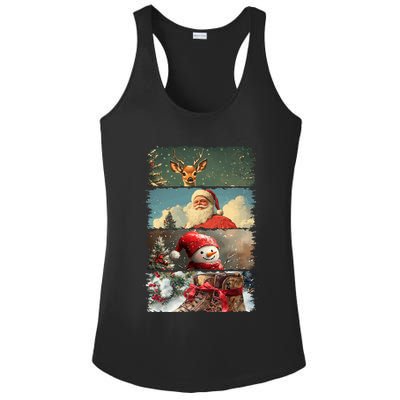 Retro Christmas Story Line Ladies PosiCharge Competitor Racerback Tank