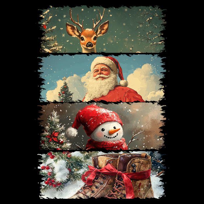 Retro Christmas Story Line Bag