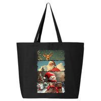 Retro Christmas Story Line 25L Jumbo Tote
