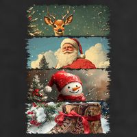 Retro Christmas Story Line 25L Jumbo Tote