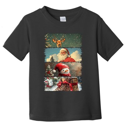 Retro Christmas Story Line Toddler T-Shirt