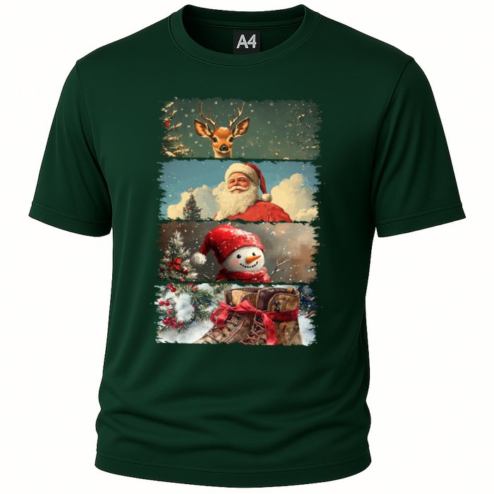 Retro Christmas Story Line Performance Shirt