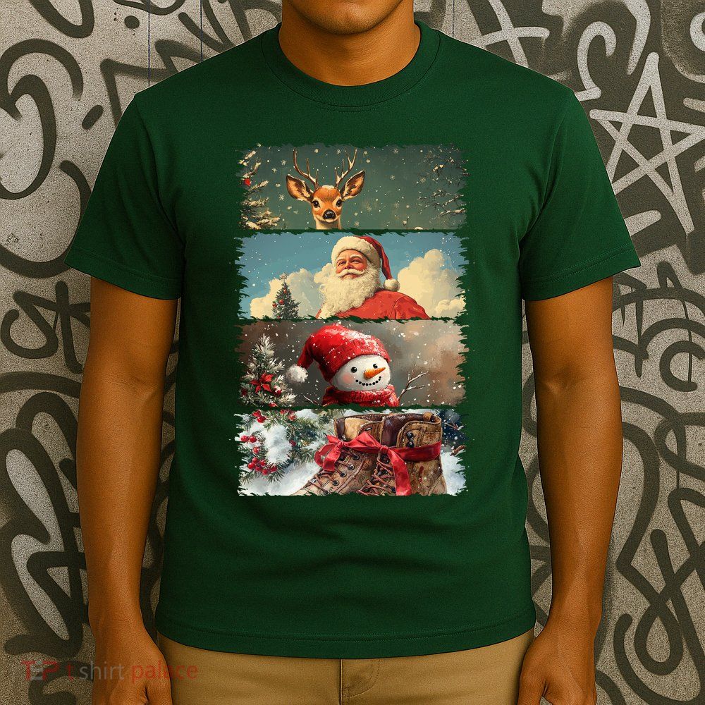 Retro Christmas Story Line T-Shirt