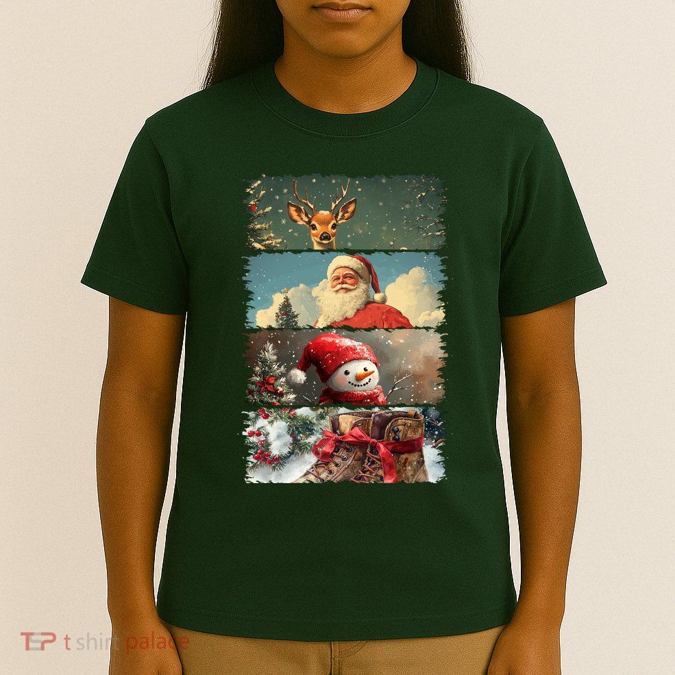 Retro Christmas Story Line T-Shirt