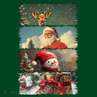Retro Christmas Story Line T-Shirt