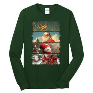 Retro Christmas Story Line Tall Long Sleeve T-Shirt