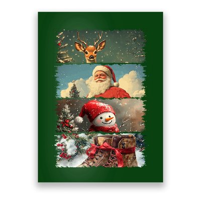 Retro Christmas Story Line Poster