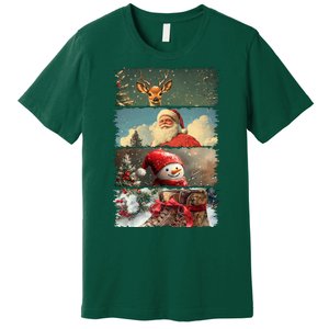 Retro Christmas Story Line Premium T-Shirt