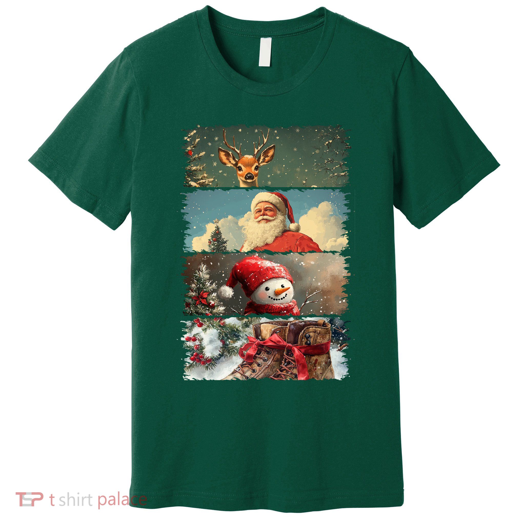 Retro Christmas Story Line Premium T-Shirt
