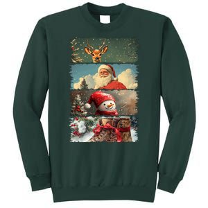 Retro Christmas Story Line Tall Sweatshirt